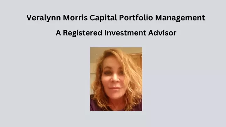 veralynn morris capital portfolio management