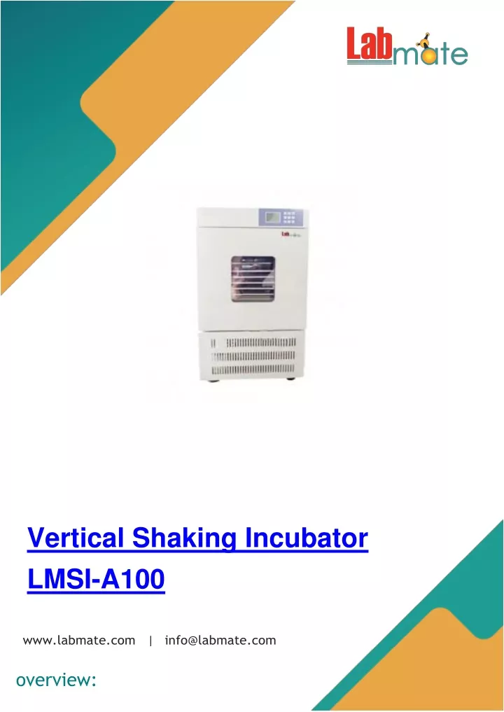 vertical shaking incubator lmsi a100