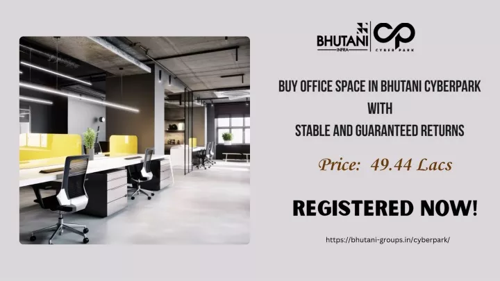 buy office space in bhutani cyberpark with stable