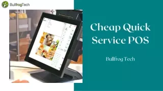 Affordable and Efficient POS Solutions by Bullfrog Tech