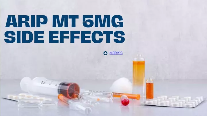 arip mt 5mg side effects