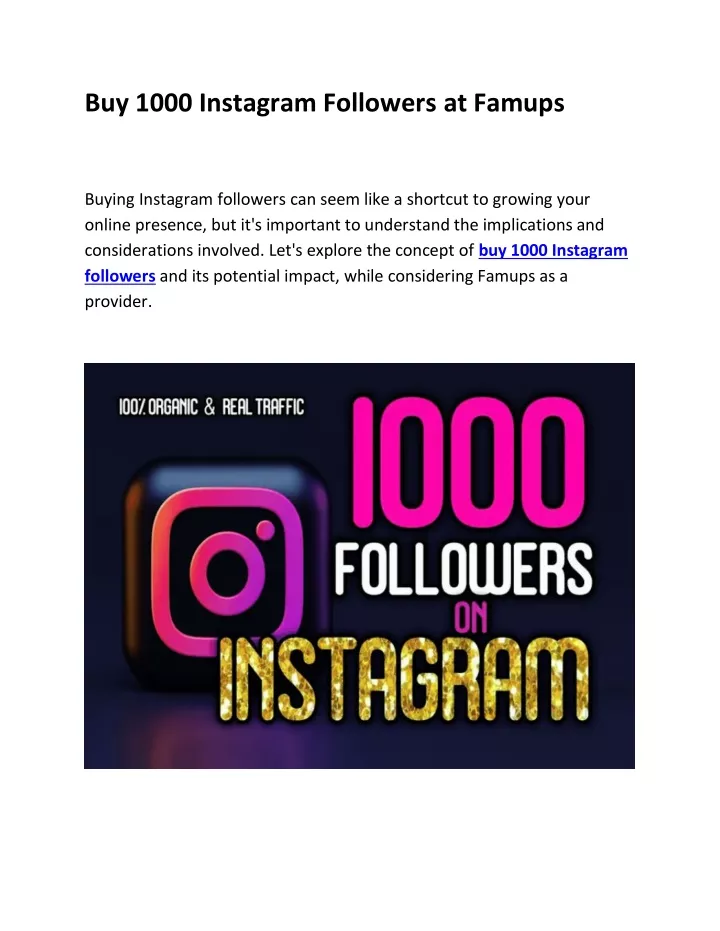 buy 1000 instagram followers at famups