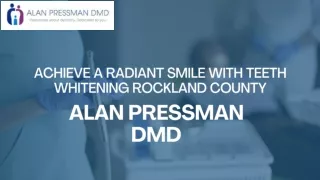 Achieve a Radiant Smile with Teeth Whitening Rockland County