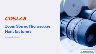 Best Zoom Stereo Microscope Manufacturers in India