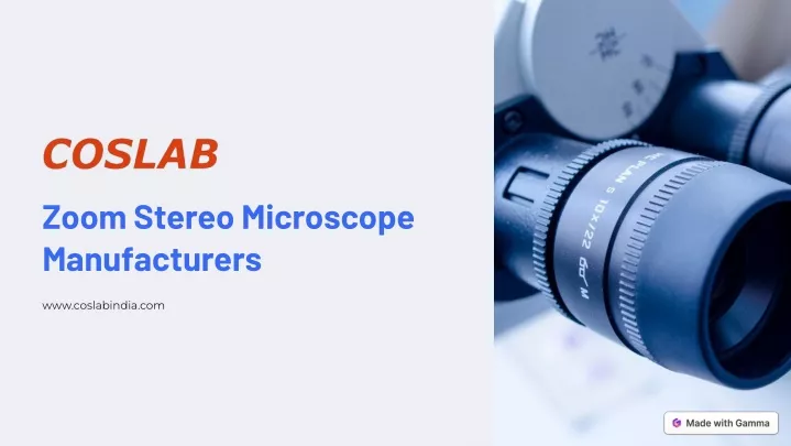 zoom stereo microscope manufacturers