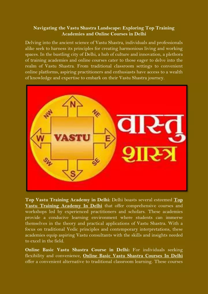 navigating the vastu shastra landscape exploring