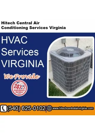 Hitech Central Air Conditioning Services Virginia.