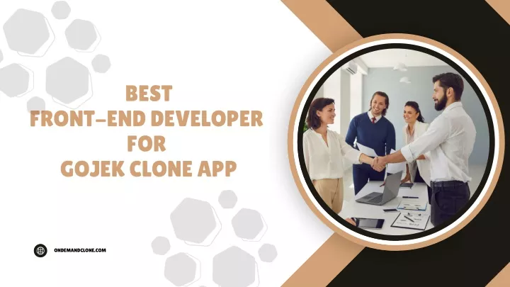 best front end developer for gojek clone app