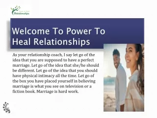 Power to Heal Relationship