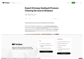 Expert Driveway Sealing & Pressure Cleaning Services in Brisbane