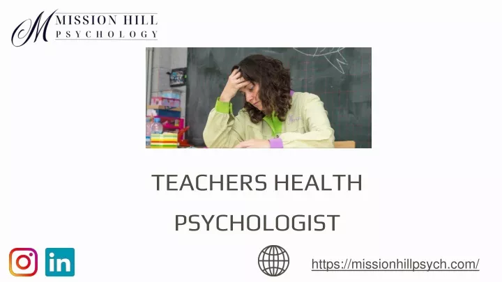 teachers health psychologist