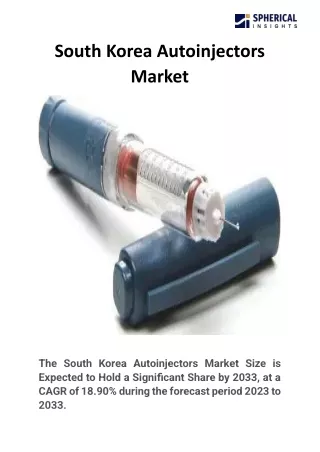 South Korea Autoinjectors Market