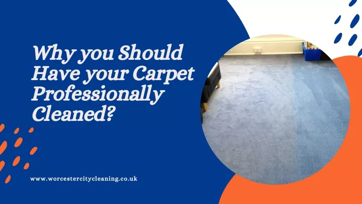 why you should have your carpet professionally