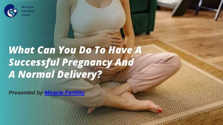 what can you do to have a successful pregnancy