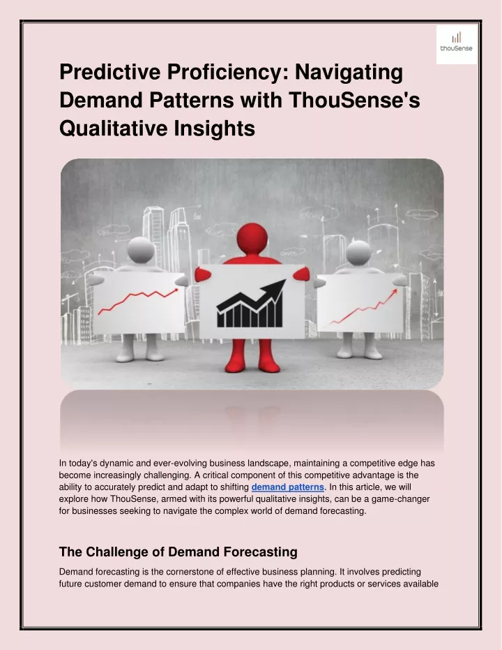 predictive proficiency navigating demand patterns