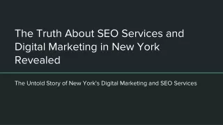 Dominating Search Results Organic SEO Strategies for New York