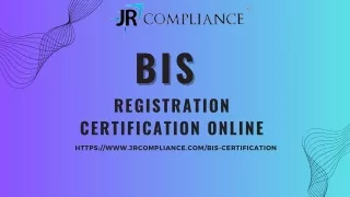 BIS Certification | BIS Certification Process | BIS Certification Services