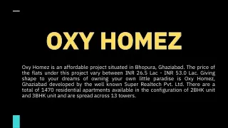 Super Oxy Homez in Bhopura Ghaziabad - Price, Floor Plan