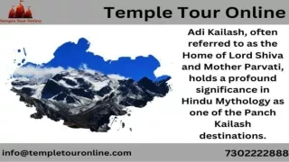 Adi Kailash Tour Package