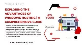 Exploring the Advantages of Windows Hosting  A Comprehensive Guide