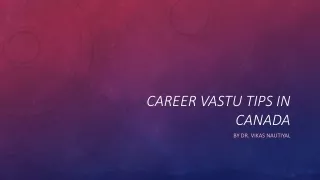 Unlock Success with Career Vastu Tips in Canada