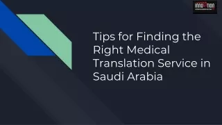 Tips for Finding the Right Medical Translation Service in Saudi Arabia