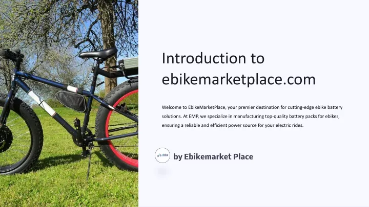 introduction to ebikemarketplace com