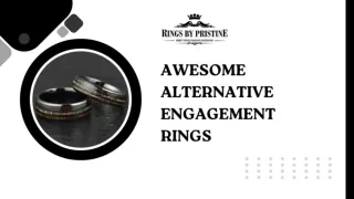 AWESOME ALTERNATIVE ENGAGEMENT RINGS