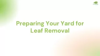 Preparing Your Yard for Leaf Removal
