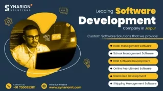 Leading Software Development Company In Jaipur