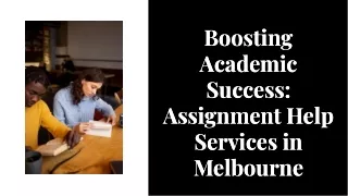 Strategic Timing for Assignment Help in Melbourne Your Key to Success