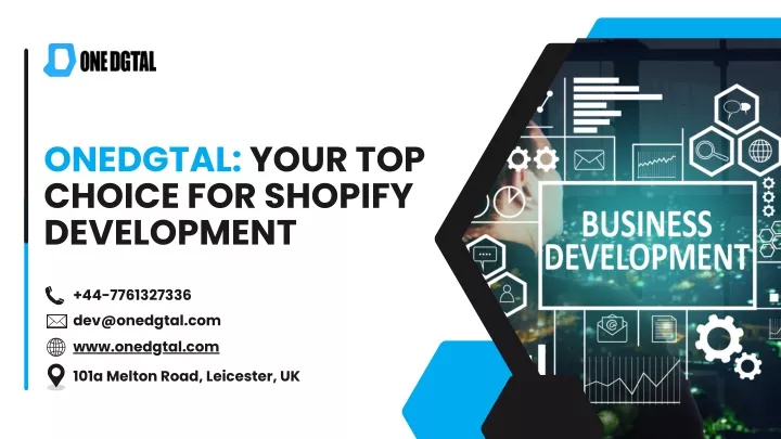 onedgtal your top choice for shopify development