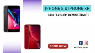 iPhone 8 & iPhone Xr Back Glass Replacement Services