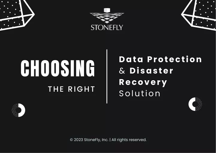 data protection disaster recovery solution
