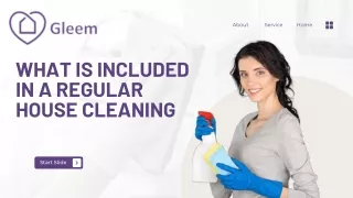 What Is Included In A Regular House Cleaning - Gleem Cleaning