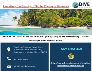 Unveiling the Beauty of Scuba Diving in Havelock Island