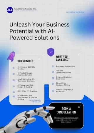 AI Powered Solutions | Acumens Media Inc.