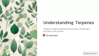 understanding terpenes