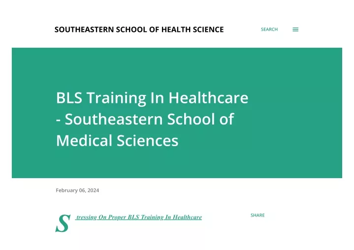 southeastern school of health science