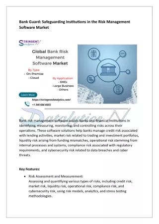 Bank Risk Management Software Market