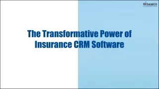 The Transformative Power of Insurance CRM Software