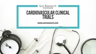 Cardiovascular Clinical Trials