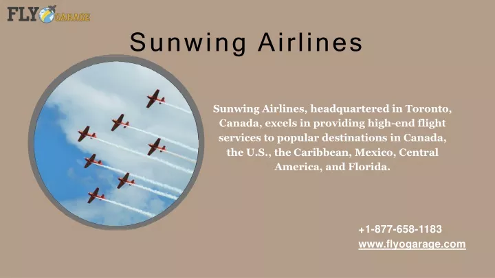 sunwing airlines