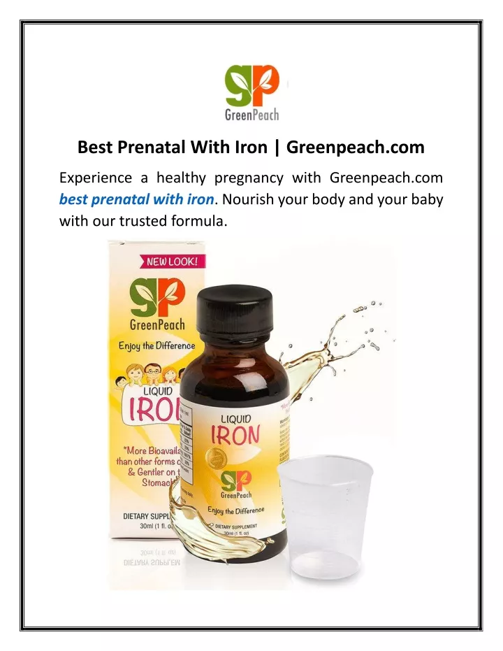 best prenatal with iron greenpeach com