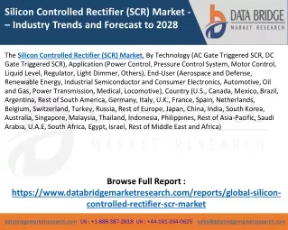 silicon controlled rectifier scr market industry