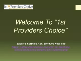 Expert’s Certified ASC Software