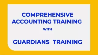 Comrehensive Accounting Training with Guardians Training