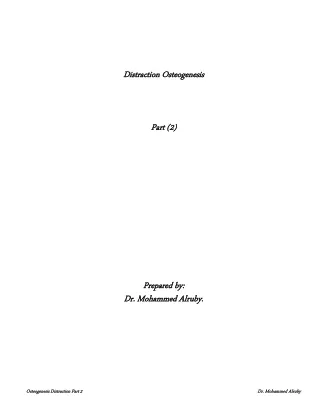osteogene esis sis part 2 part 2 prepared