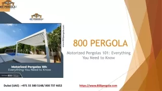 800 pergola