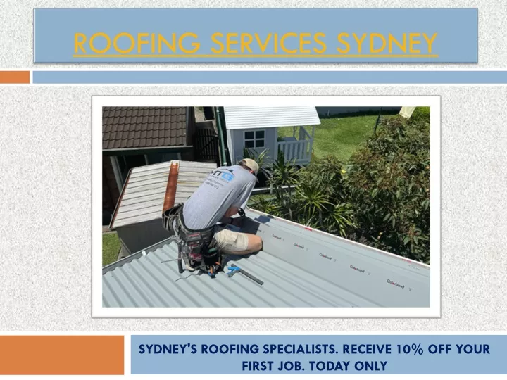 roofing services sydney